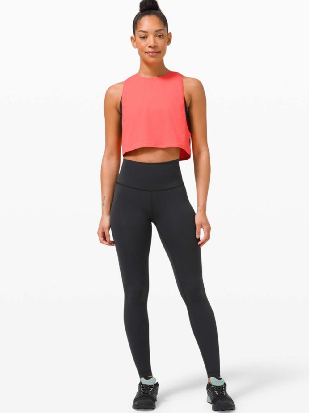 #1033 Lululemon Wunder Train High Rise Tight 28 Black Leggings Size 12